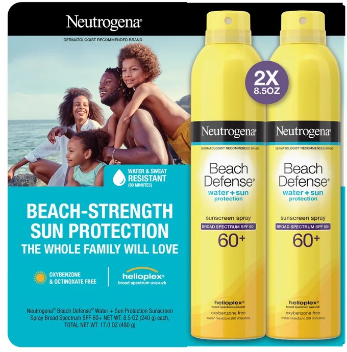 Neutrogena Beach Defense SPF 60+ Sunscreen Spray