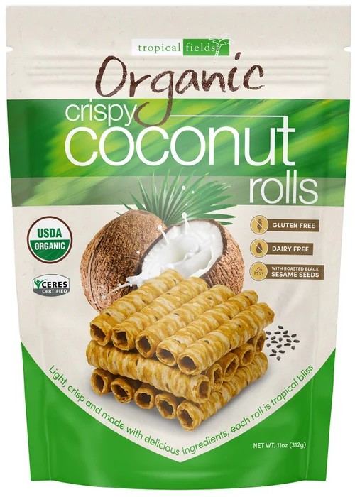 Tropical Fields Organic Crispy Coconut Rolls