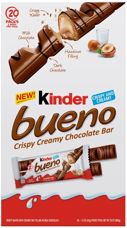 Kinder Bueno Crispy Creamy Chocolate Bar