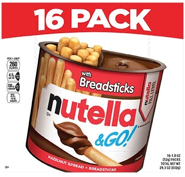 Nutella & Go! Hazelnut Spread with Breadsticks