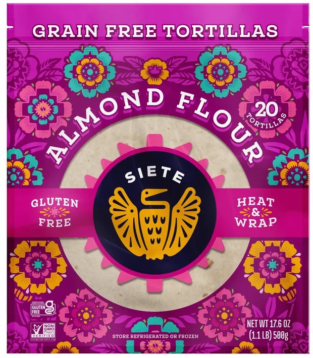 Siete Almond Flour Grain Free Tortillas