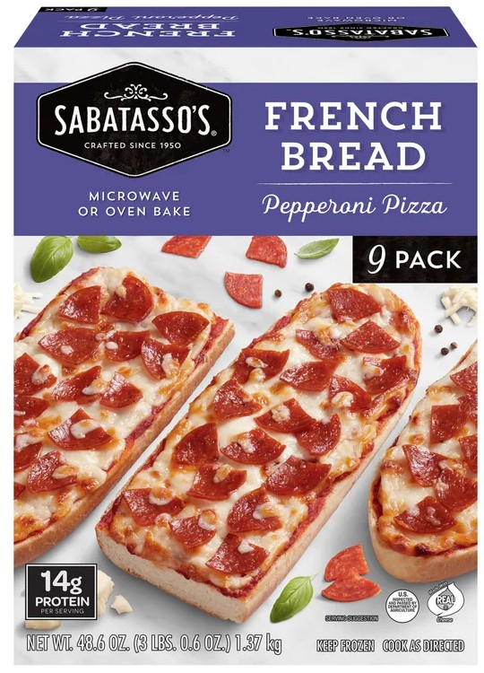 Sabatasso's French Bread Pepperoni Pizza