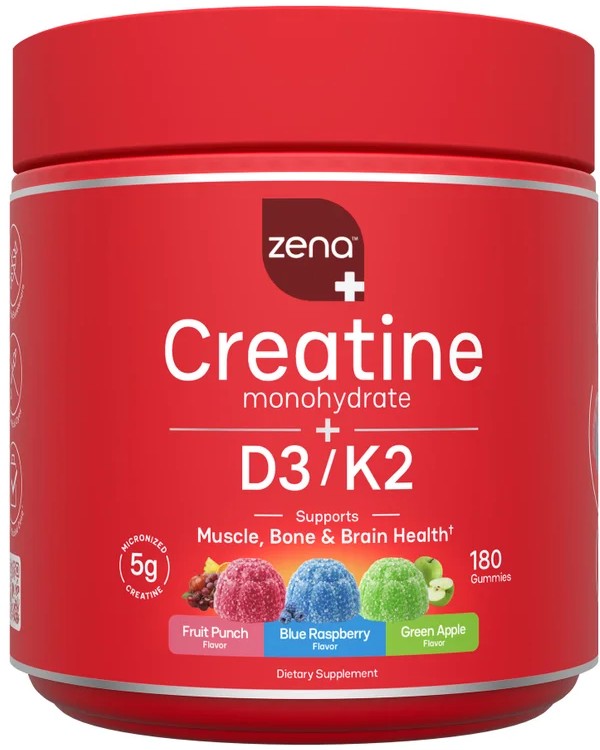 Zena Creatine + D3/K2 Gummies