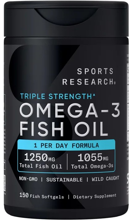 Sports Research Omega-3 Fish Oil
