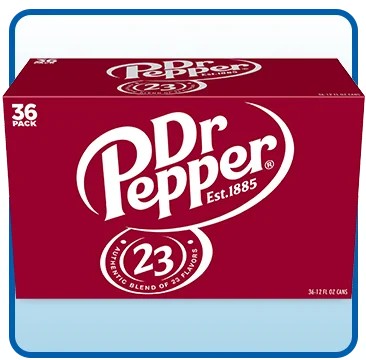 Dr Pepper, 12 fl oz, 24 - 36 Count