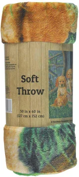 Fall Wildlife Soft Throw, 50 in x 60 in, Assorted
