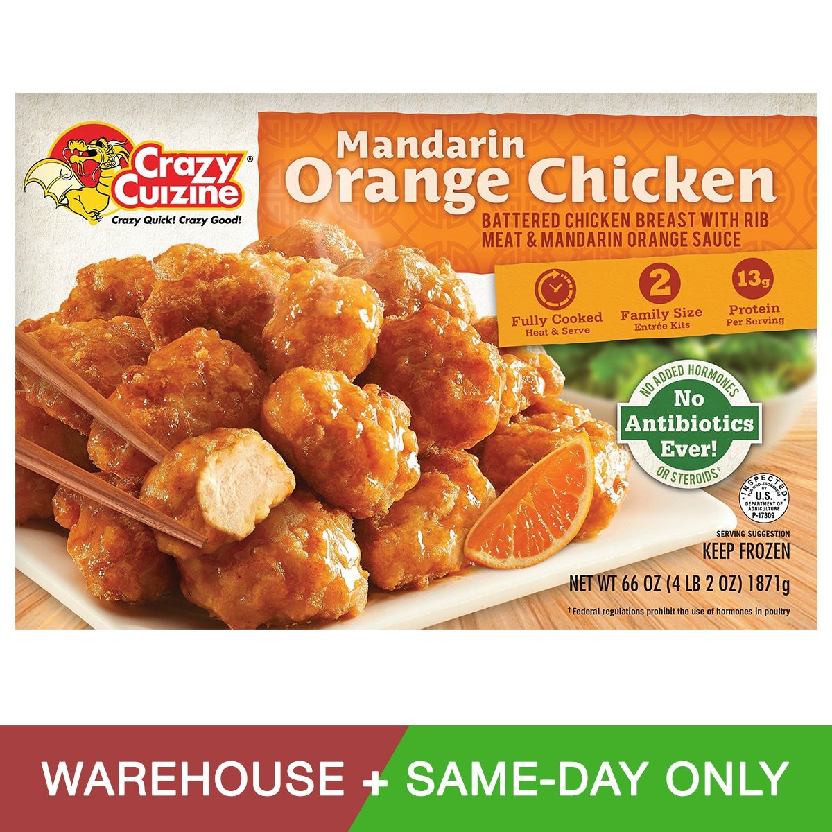 7. Crazy Cuizine Mandarin Orange Chicken