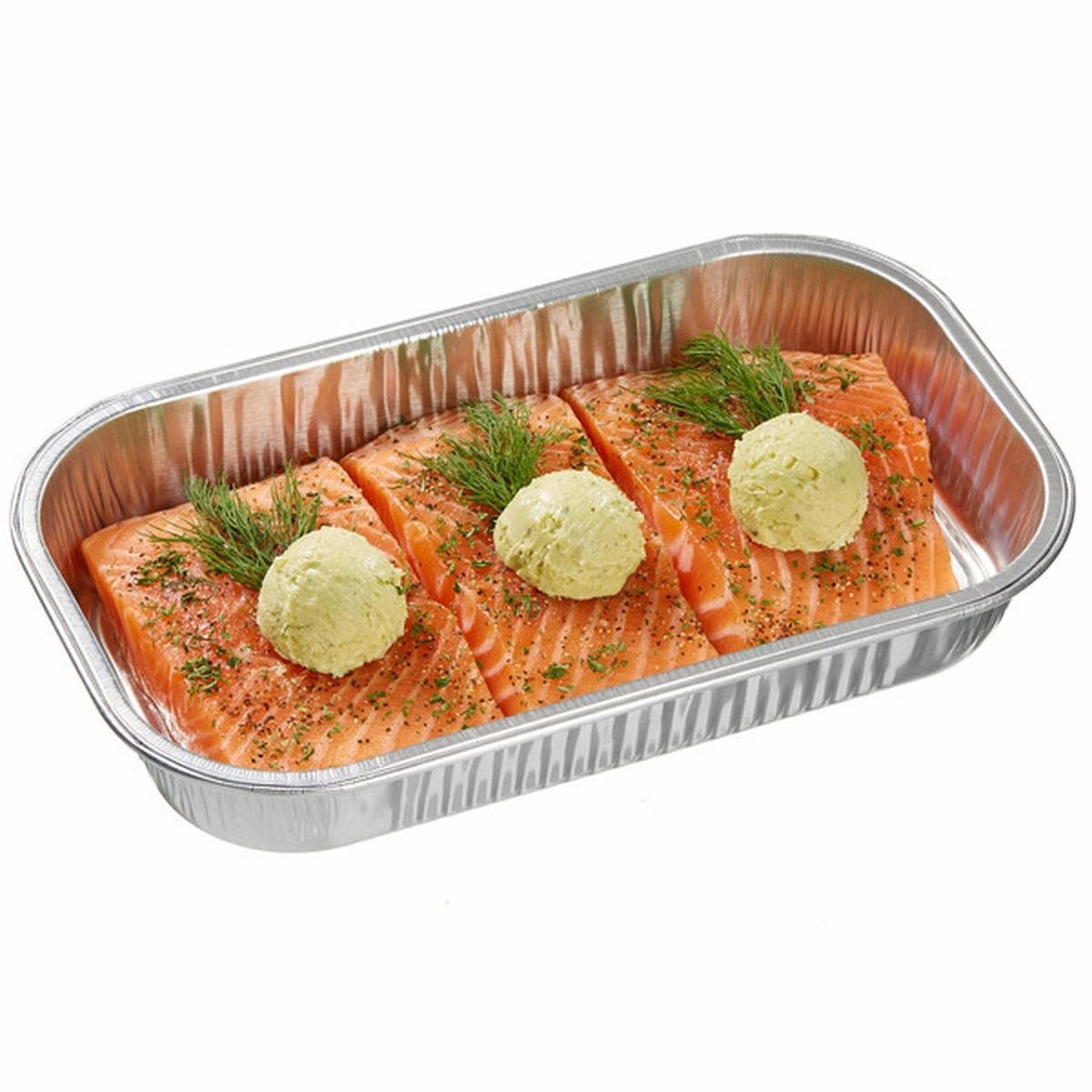 8. Kirkland Signature Salmon Milano with Basil Pesto Butter