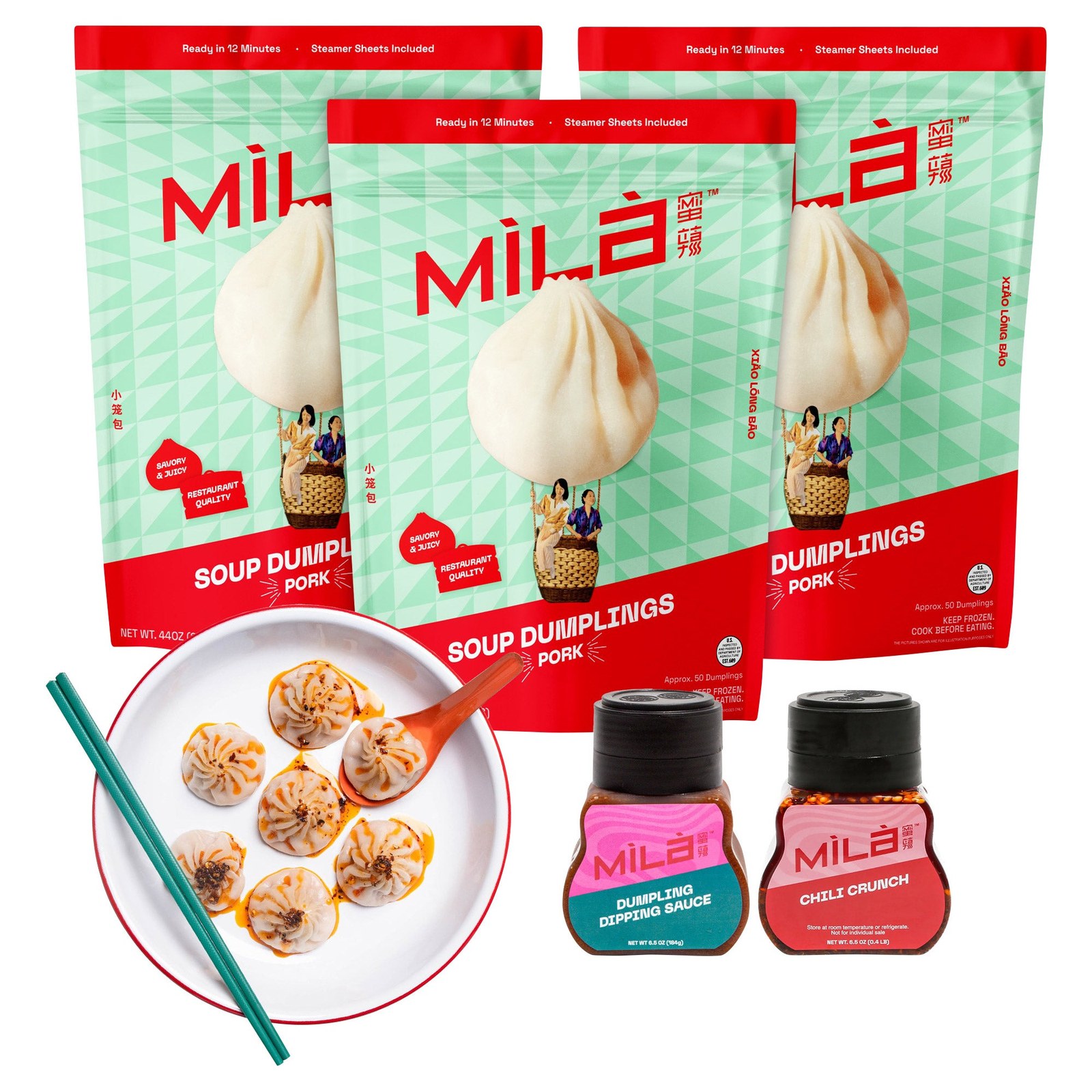 13. Mila Pork Xiao Long Bao (Soup Dumplings)