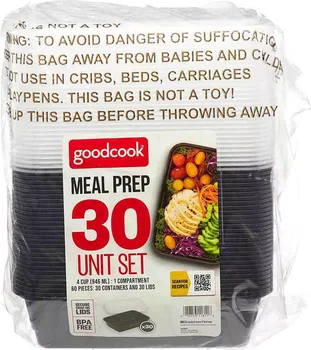 Goodcook 60 Pieces Meal Prep Container Set