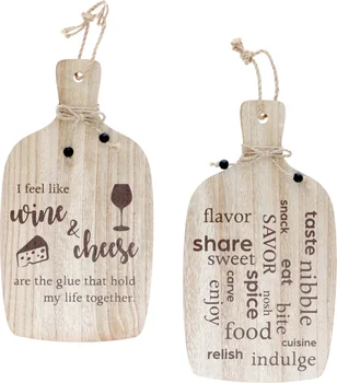 Hanging Wooden Jug Wall Décor, 13.98x7.87x10.43-in.
