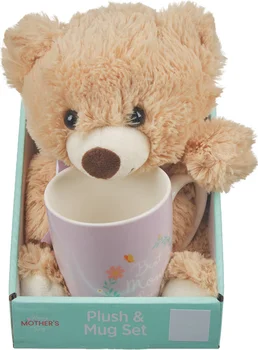 Happy Mother's Day Plush and Mug Set, 2 Assorted Patterns