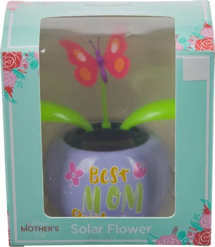 Happy Mother's Day Solar Flower Decor, 4 Assorted Colors