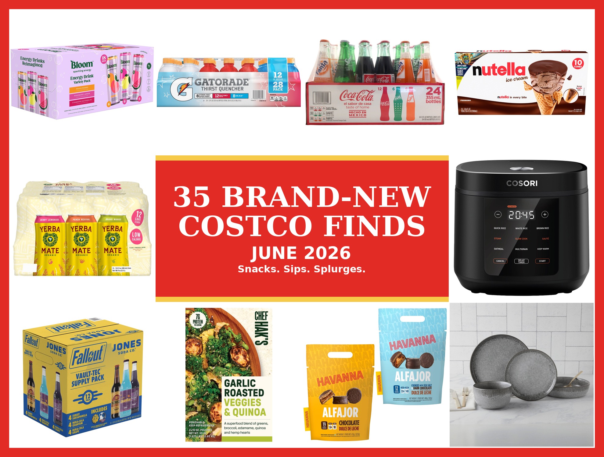 I found 35 brand new Costco products you'll regret missing this June 2026