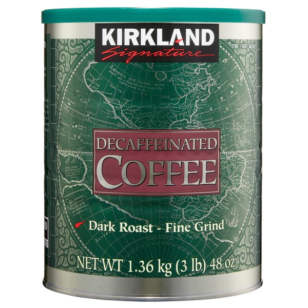 Kirkland Signature Decaffeinated Coffee Dark Roast 3 lbs
