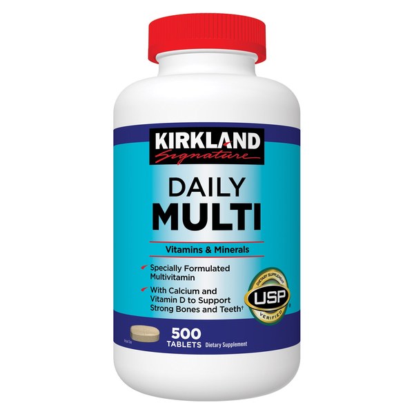 Kirkland Signature Daily Multi 500 Tablets multivitamin