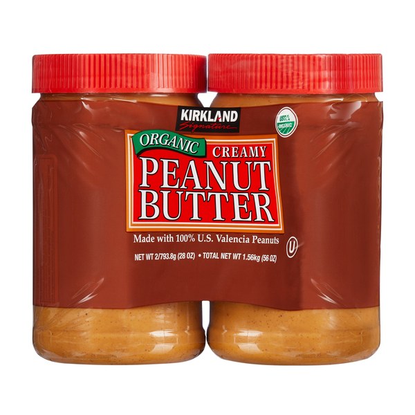 Kirkland Signature Organic Peanut Butter 28 oz 2-count