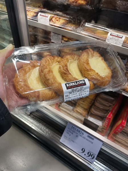 Kirkland Signature Cream Cheese Danishes