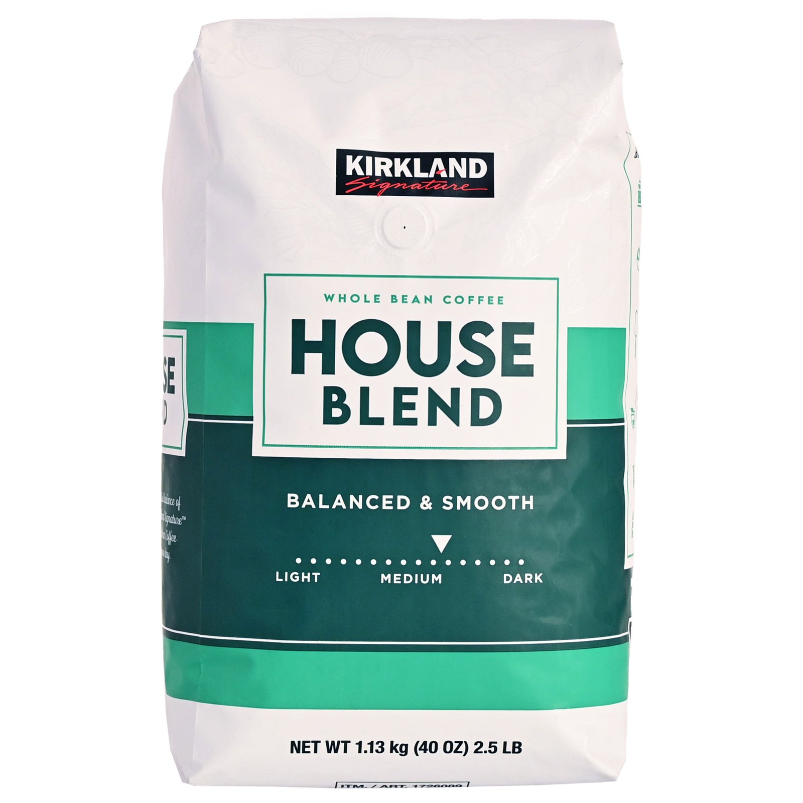 Kirkland Signature House Blend Whole Bean Coffee - 2.5 lbs - $21.49