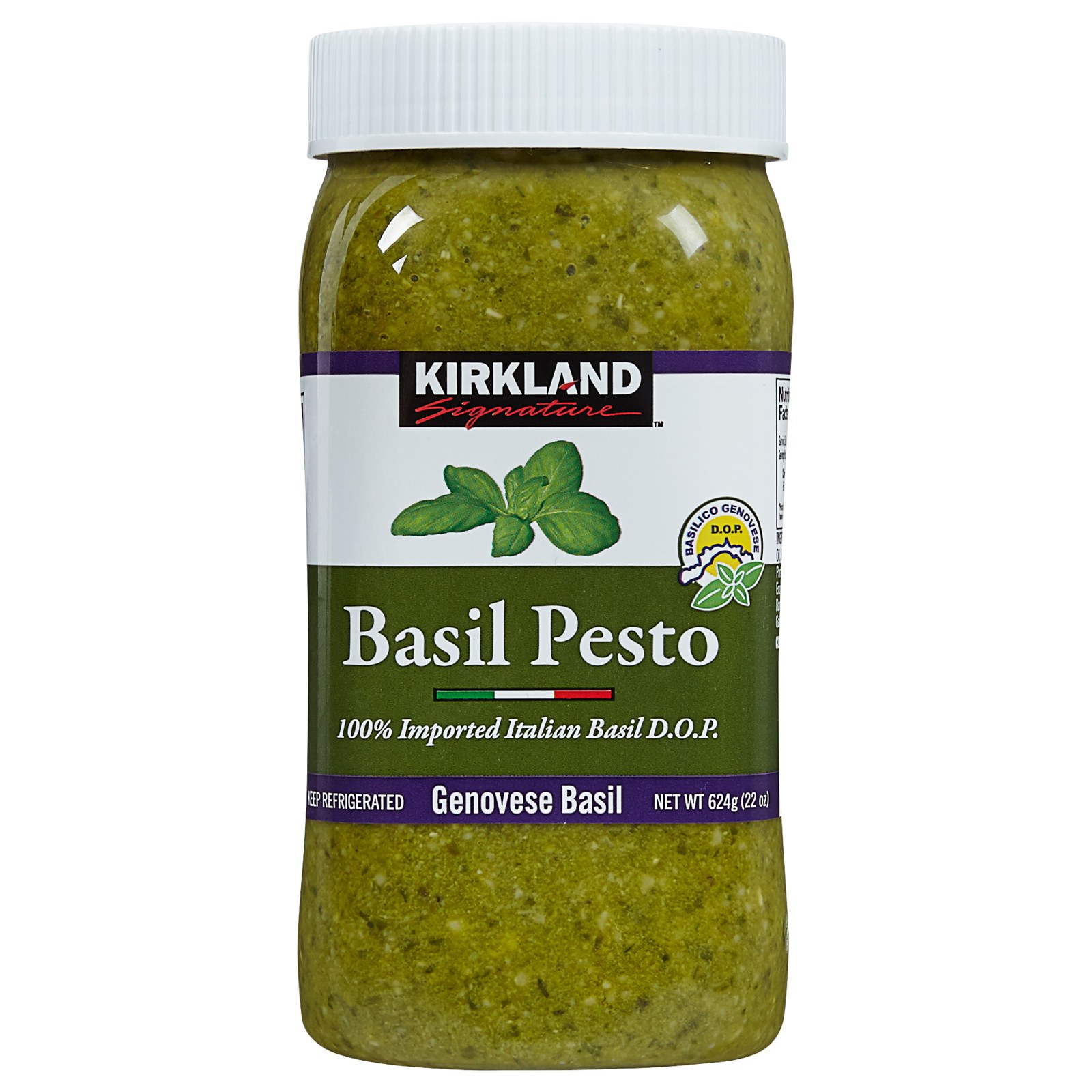 Kirkland Signature Imported Basil Pesto - 22 oz jar - $11.34