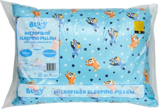 Microfiber Sleeping Pillow, 20 in x 26 in, Assorted