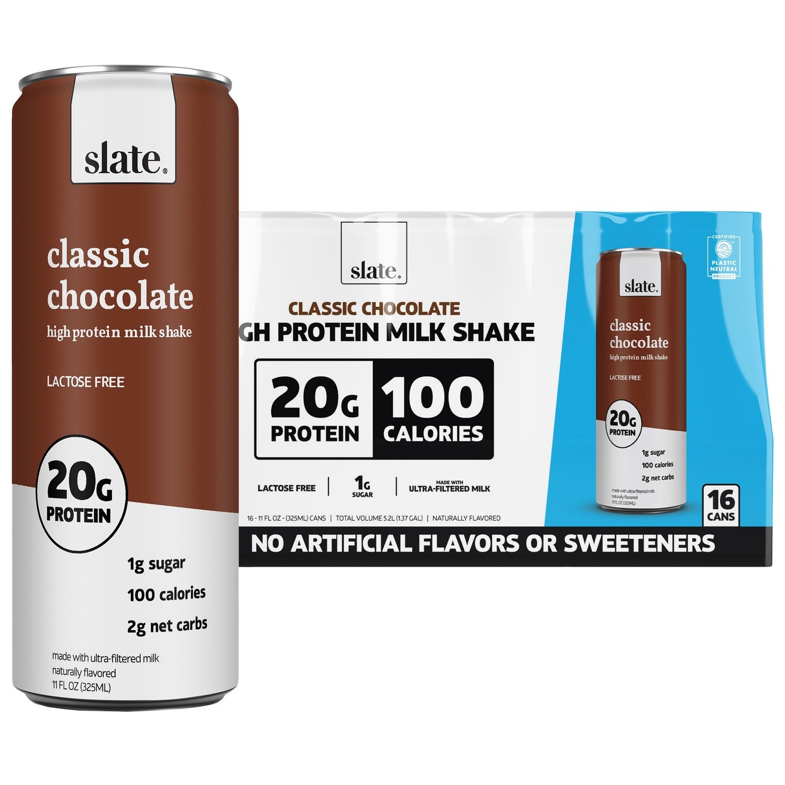 Slate Mocha Latte Protein Coffee - 8 ounce cans, 16-count, $22.99