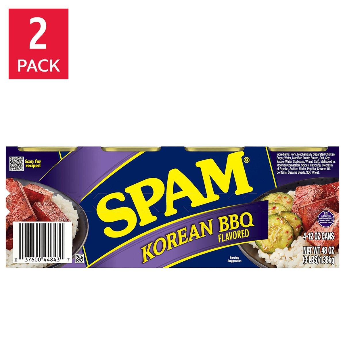 Korean BBQ Spam - 12 ounce cans, 8-count, $25.99 to $28.99