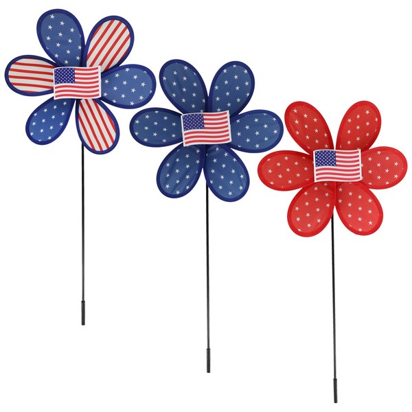 Patriotic Sparkle Pinwheels