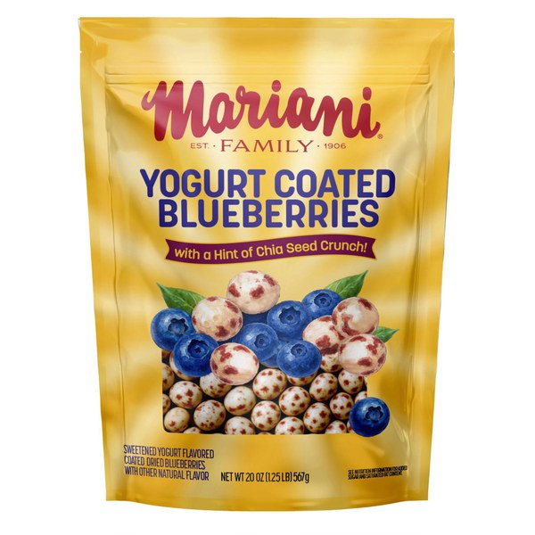 Yogurt-Coated Blueberry Bites (with chia crunch) - $10.98