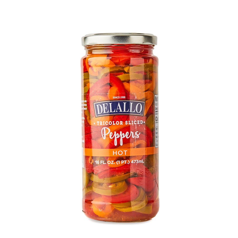 Tricolored Hot Peppers – ~$6.80 (42oz jar)