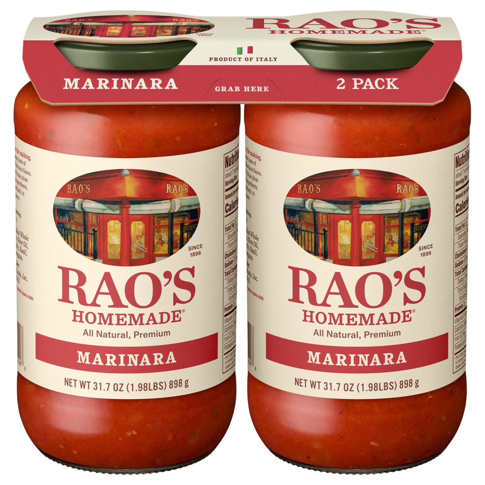 Rao's Homemade Marinara Sauce, 2-pack - Two 24-oz jars - $14.74
