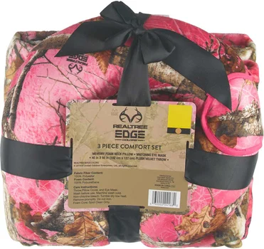 Realtree APX 3-Piece Comfort Travel Set, Assorted