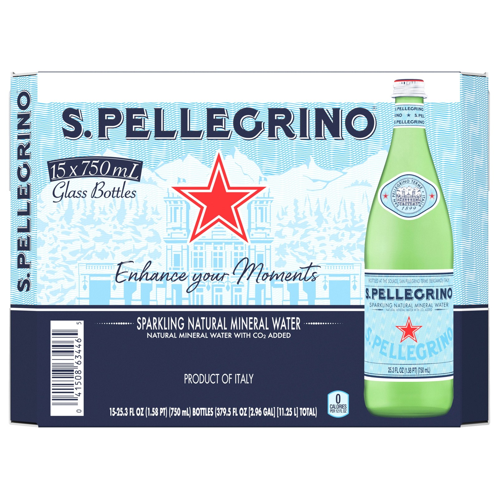 San Pellegrino Sparkling Mineral Water & Ciao Variety (24-pack) — $16.99–$17.99 (some on sale)
