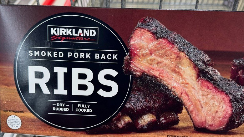 Kirkland Signature Smoked Pork Back Ribs at Costco