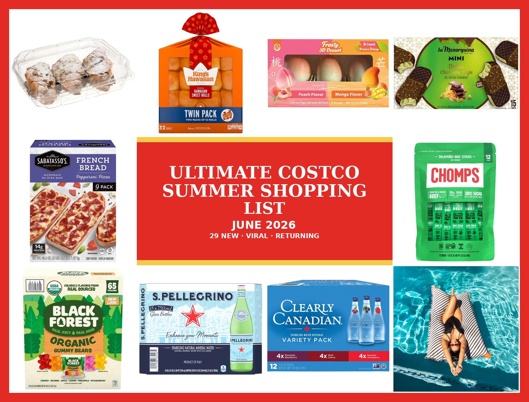 Ultimate Costco summer shopping list for June 2026 — 29 new viral and returning favorites