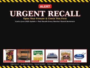 Urgent Recall Costco Update: Open Your Freezer and Check This First