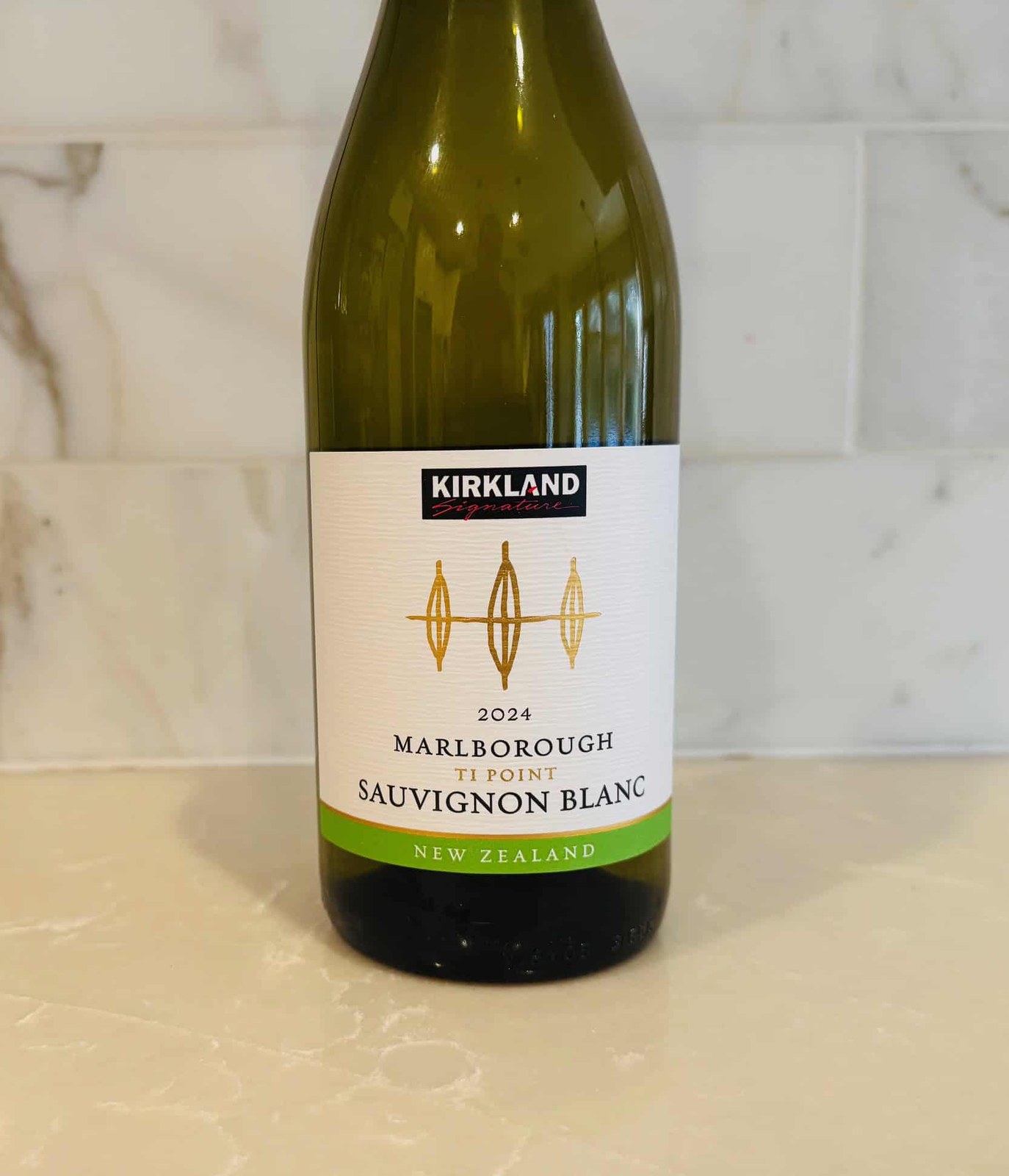 6. Kirkland Signature Ti Point Marlborough Sauvignon Blanc (2025) — about $6.99