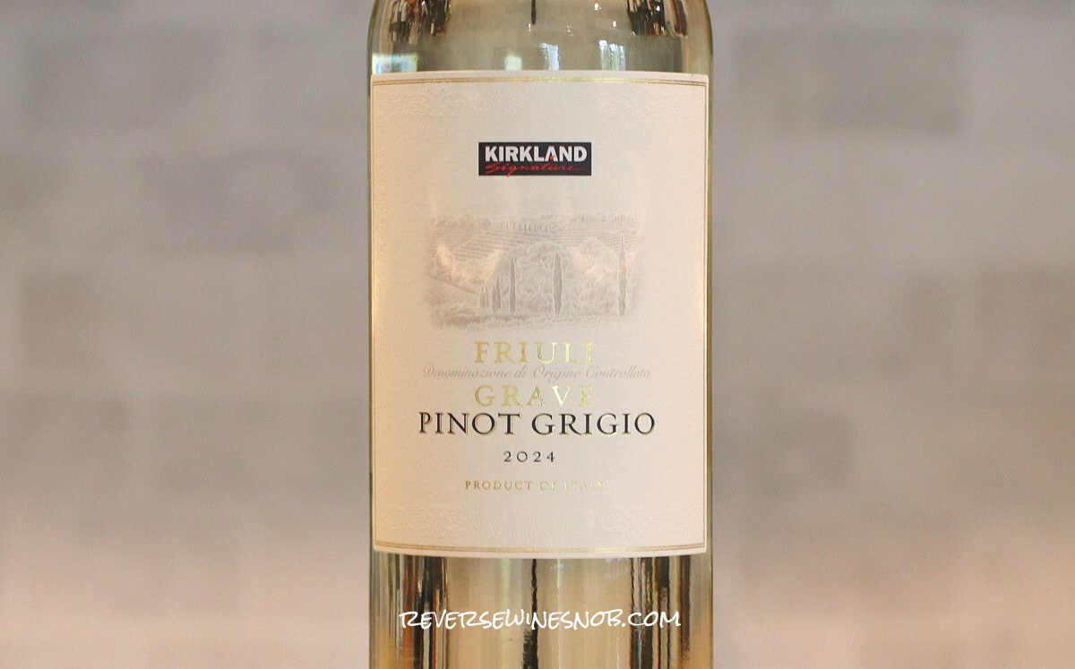 8. Kirkland Signature Pinot Grigio Friuli (2024) — about $4.99