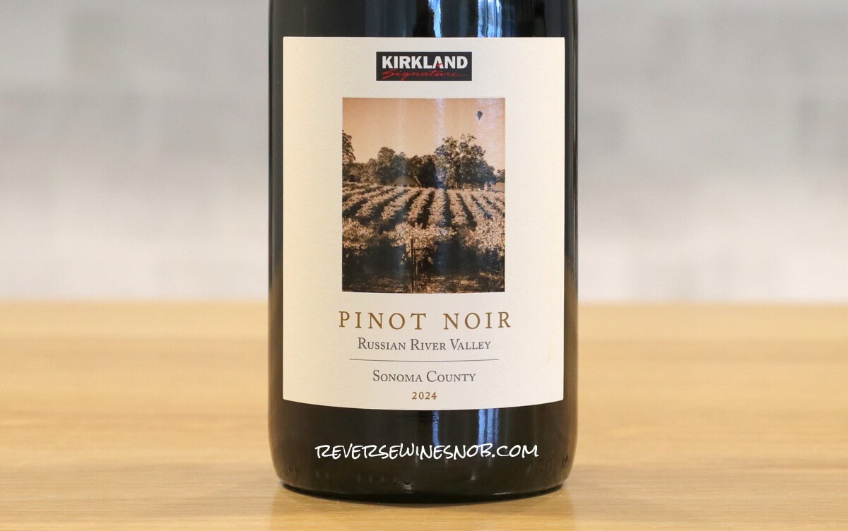 10. Kirkland Signature Russian River Valley Pinot Noir (2024) — about $10.99
