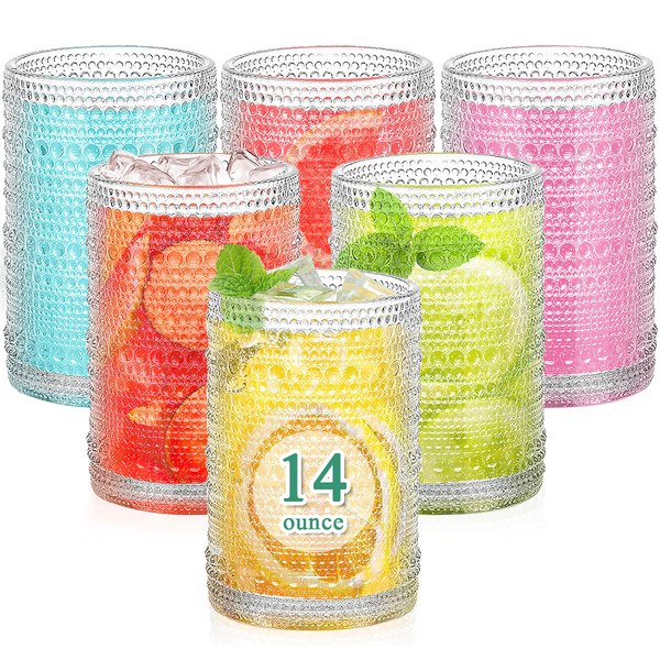 GPED Vintage Hobnail Glassware (Set of 6) - $23.74