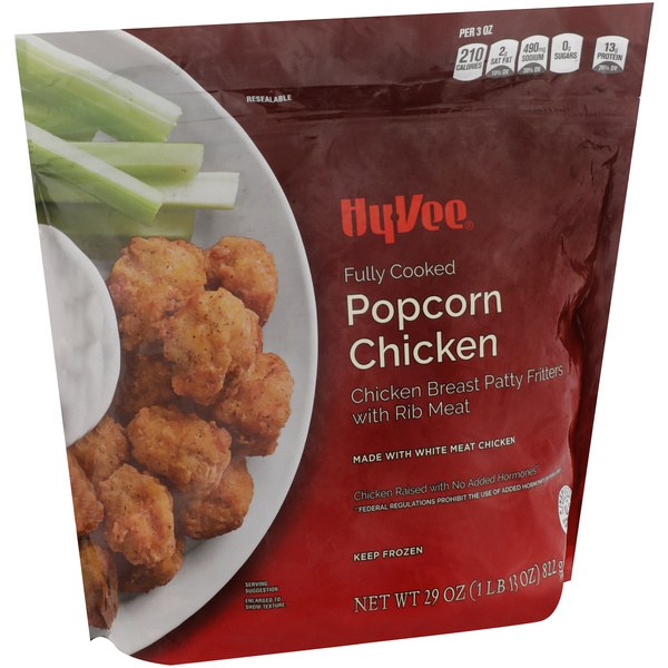 Hy-Vee Fully Cooked Popcorn Chicken - $8.48 -> $7.99
