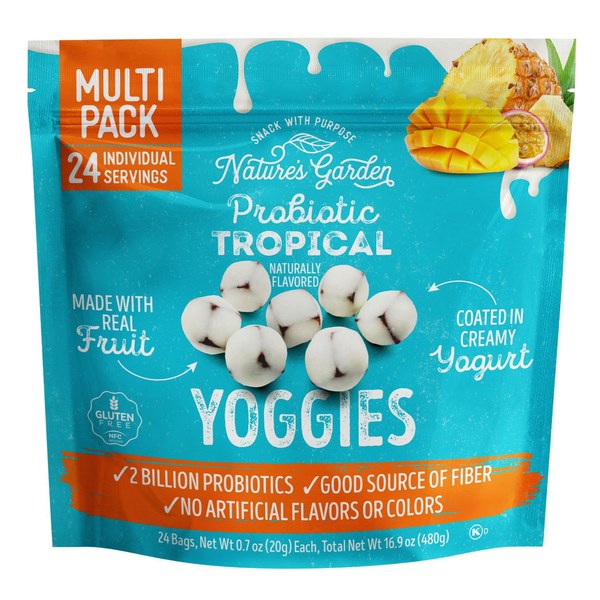 Nature's Garden Probiotic Tropical Yoggies - $10.38