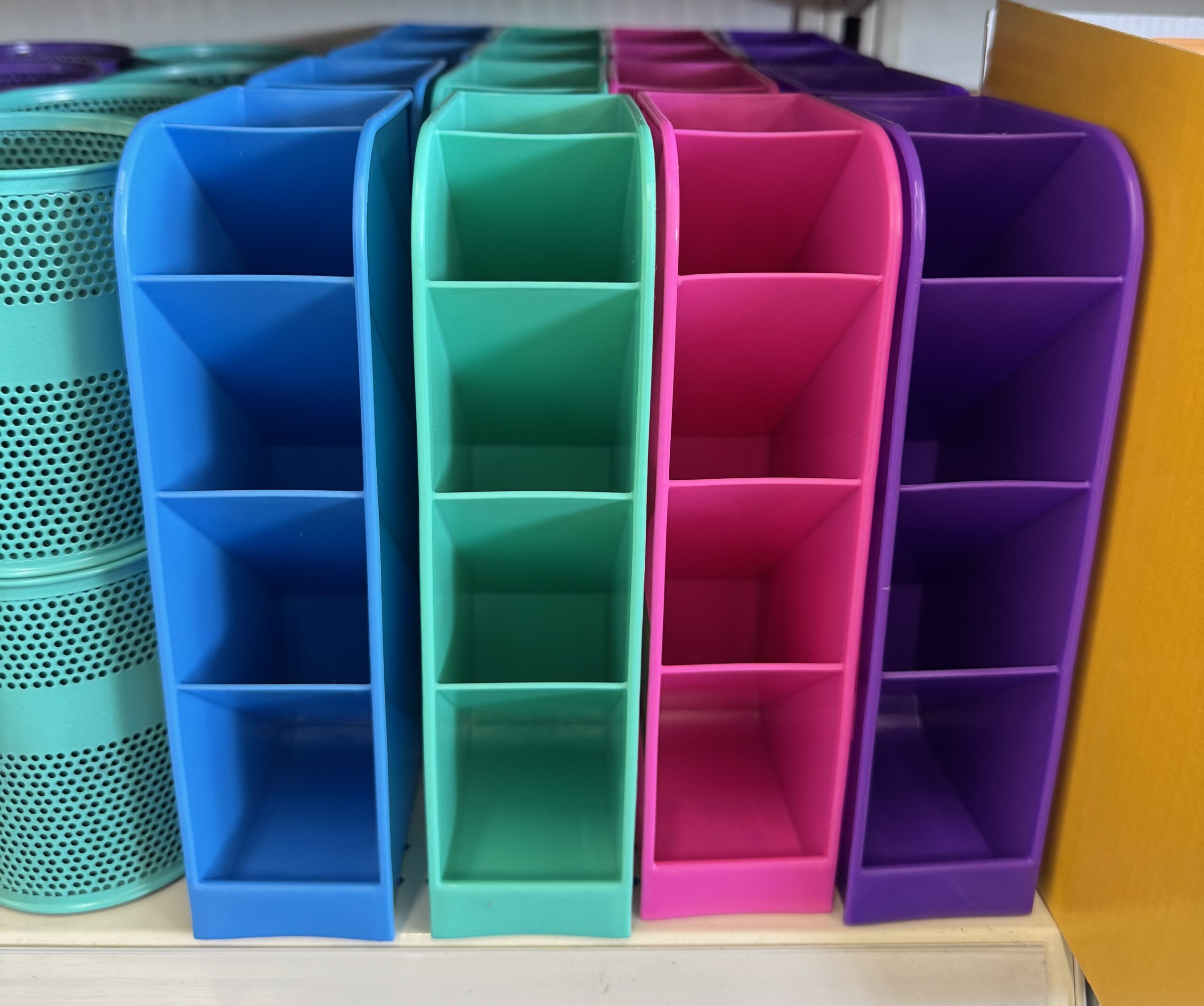 Essentials Clear Plastic Desktop Organizer Drawers - in store