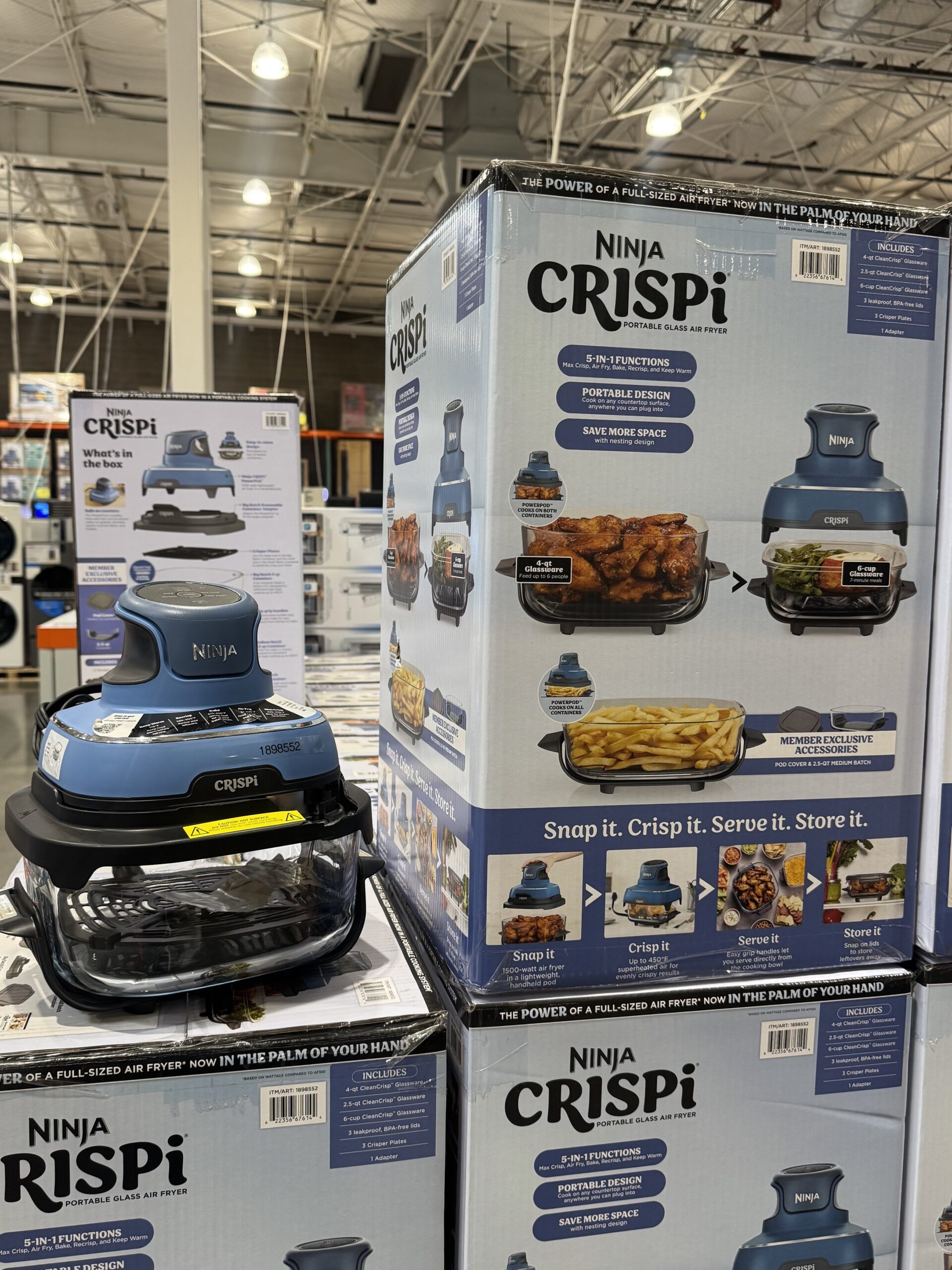 Ninja Crispi Portable Glass Air Fryer