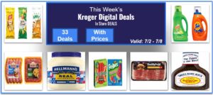 Kroger Weekly Digital Deals For You (In Store DEALS)