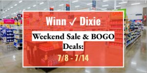 Winn-Dixie Weekend Sale & BOGO Deals: July 8, 2026 – July 14, 2026