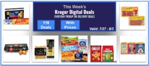 Kroger Weekly Digital Coupons (Pick Up Or Delivery Deals)
