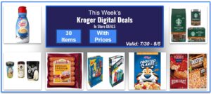 Kroger Weekly Digital Deals For You (In Store DEALS)