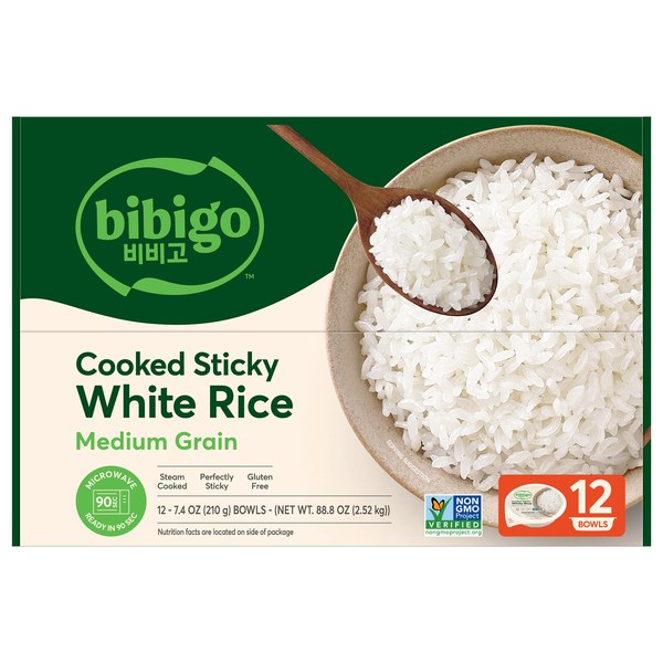 7. CJ Bibigo Microwave Sticky Rice Bowls