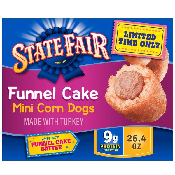 State Fair Funnel Cake Mini Corn Dogs